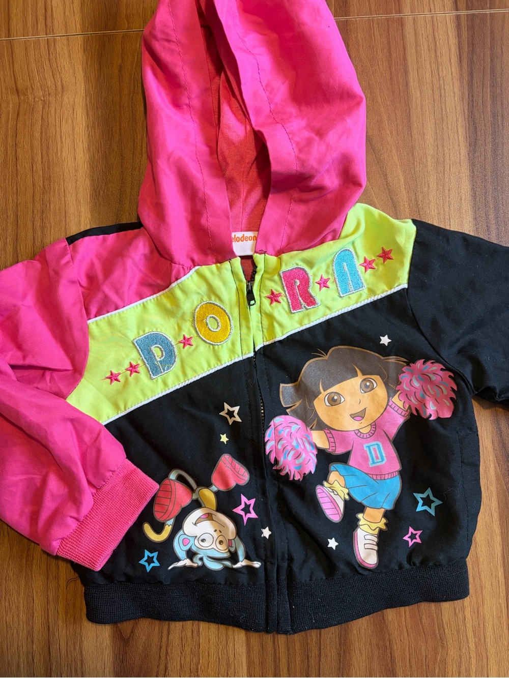 Nickelodeon 4T Dora Cheerleader Zip Up Jacket